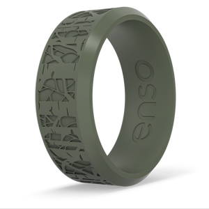 Image of Aspen Ring - Deep, woodsy green with Gray undertones.
