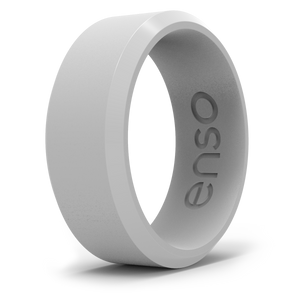 Image of Misty Gray Ring - Warm, pale combination of Gray and white.