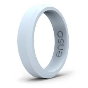 Image of Sky Blue Ring - Cool, light blue with white and light Gray toness.