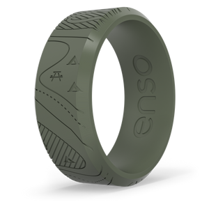 Image of Pine Ring - Deep, woodsy green with Gray undertones.