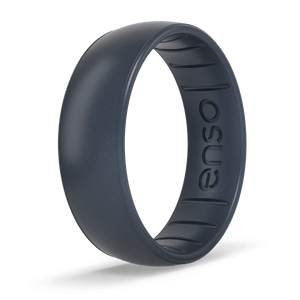 Image of Black Pearl Ring - Metallic true black.