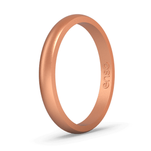 Image of Copper Ring - Metallic pale orange.