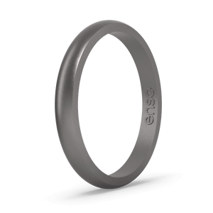 Image of Platinum Ring - Metallic dark Gray with hints of silver.