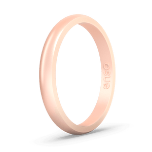 Image of Rose Gold Ring - Metallic light pink with red and gold undertones.
