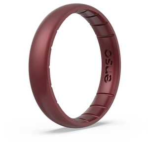 Image of Garnet Ring - Iridescent deep red.