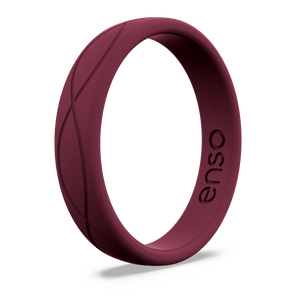 Image of Oxblood Ring - Deep maroon with hints of red and mauve.