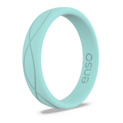 Women's Infinity Silicone Ring Turquoise