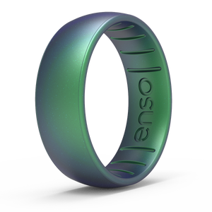 Image of Dragon Ring - Iridescent blue green with purple tones.