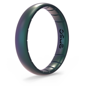 Image of Mermaid Ring - Iridescent bluish purple with green and teal undertones.