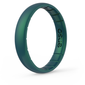 Image of Dragon Ring - Iridescent blue green with purple tones.