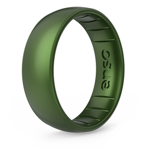 Image of Loch Ness Ring - Iridescent deep green with bronze undertones.