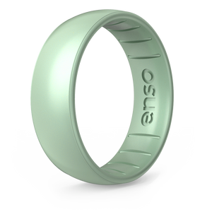 Image of Medusa Ring - Iridescent pale green with white undertones.