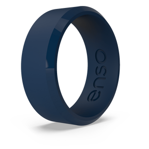 Image of Navy Blue Ring - Dark blue denim color.