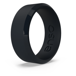 Image of Obsidian Ring - Bold, true black.