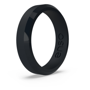 Image of Obsidian Ring - Bold, true black.