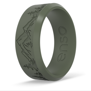 Image of Peak Ring - Deep, woodsy green with Gray undertones.