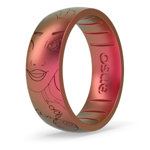 Image of Disney Moana Ring - Metallic burnt umber brown.