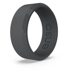 Image of Slate Ring - Cool, dark Gray with blue undertones.