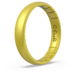 Image of Yellow Topaz Ring - Iridescent bright yellow.